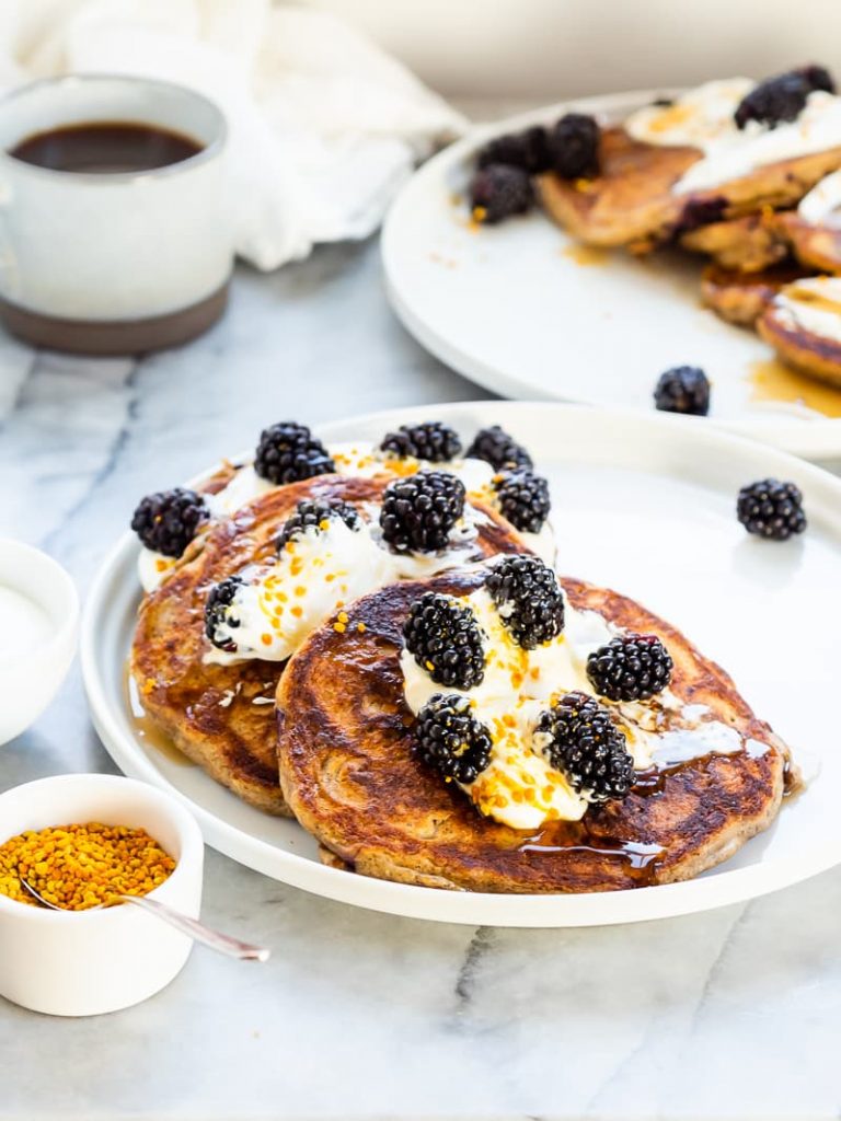 Blackberry Buckwheat Pancakes