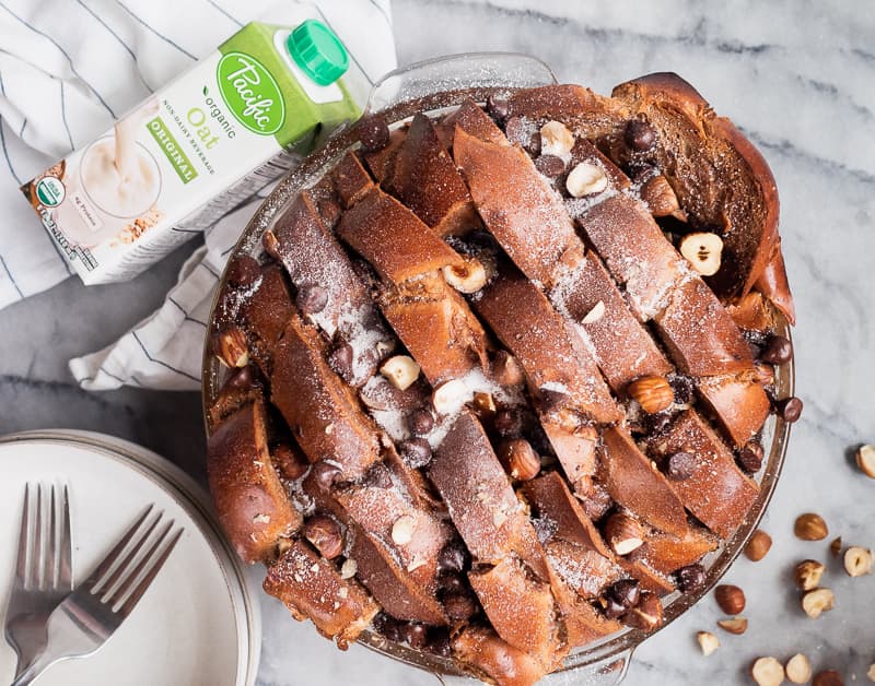 Chocolate Hazelnut Baked French Toast | The Kitchen Paper