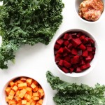 Chorizo, Beet, Sweet Potato, Kale Hash | thekitchenpaper.com