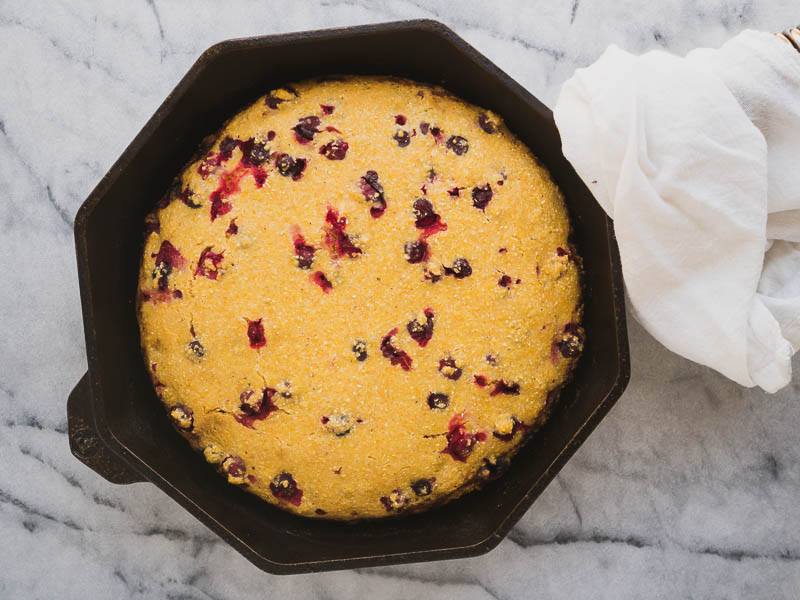 Cranberry Cornbread | The Kitchen Paper