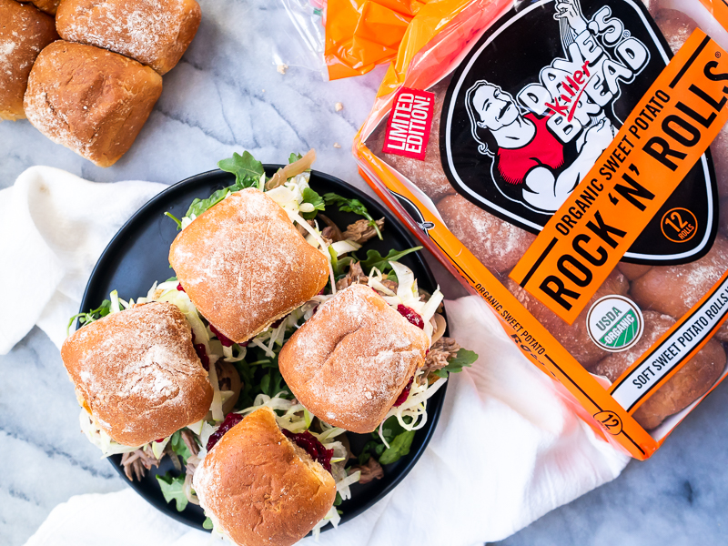 Cranberry Pulled Pork Sliders with Apple Fennel Slaw | The Kitchen Paper