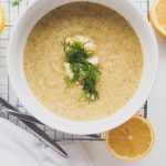 Dill Roasted Cauliflower Soup | The Kitchen Paper