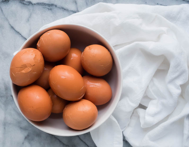 Green Chile & Cheese Deviled Eggs | The Kitchen Paper