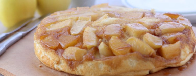 Light and Fluffy Baked Apple Pancake