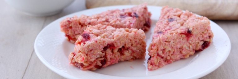 Cranberry Brown Sugar Crispy Treats