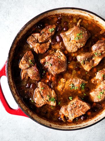 Maple Cranberry Braised Pork | thekitchenpaper.com