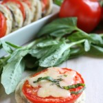 mini caprese tarts