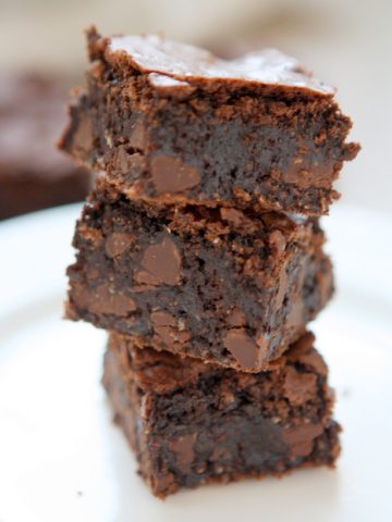 Oat Flour Brownies (Gluten Free!) | The Kitchen Paper