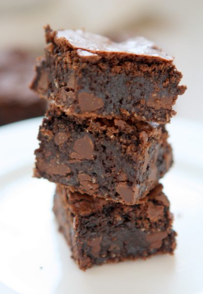 Oat Flour Brownies (Gluten Free!) | The Kitchen Paper