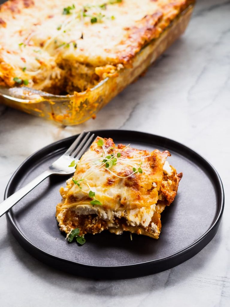 Pumpkin Chorizo Lasagna
