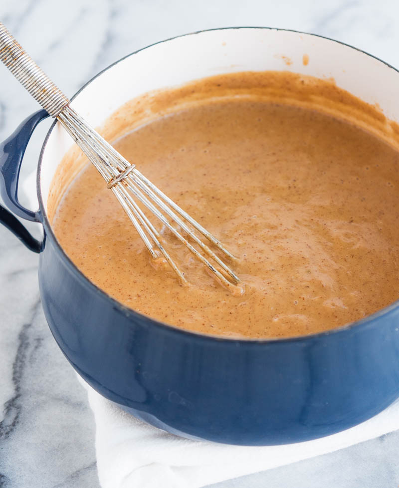 Spicy Almond Sauce | The Kitchen Paper