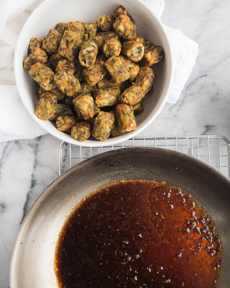 Spicy Asian Veggie Tots | The Kitchen Paper