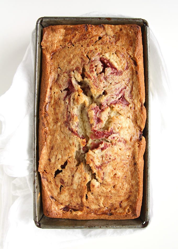 Strawberry Swirl Pound Cake