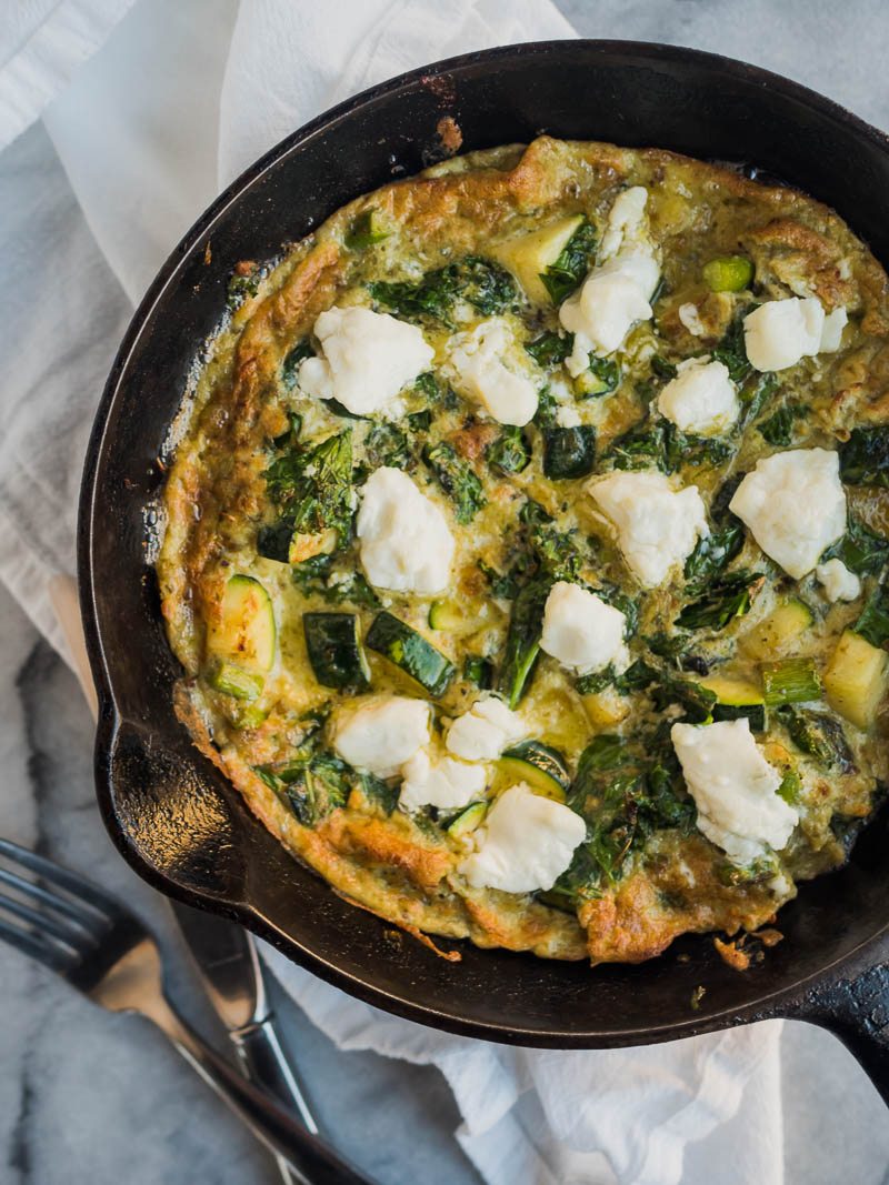 Super Greens Frittata | The Kitchen Paper
