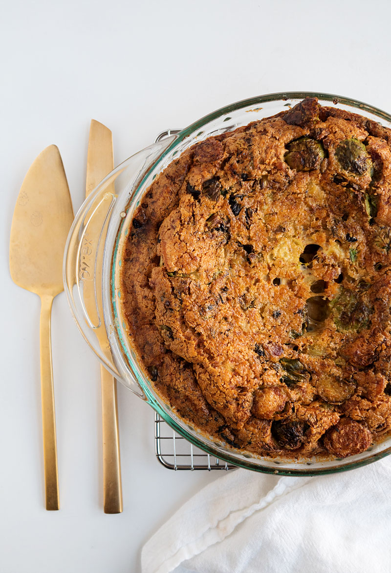 Whole30 Bacon Brussels Sprouts Frittata | The Kitchen Paper